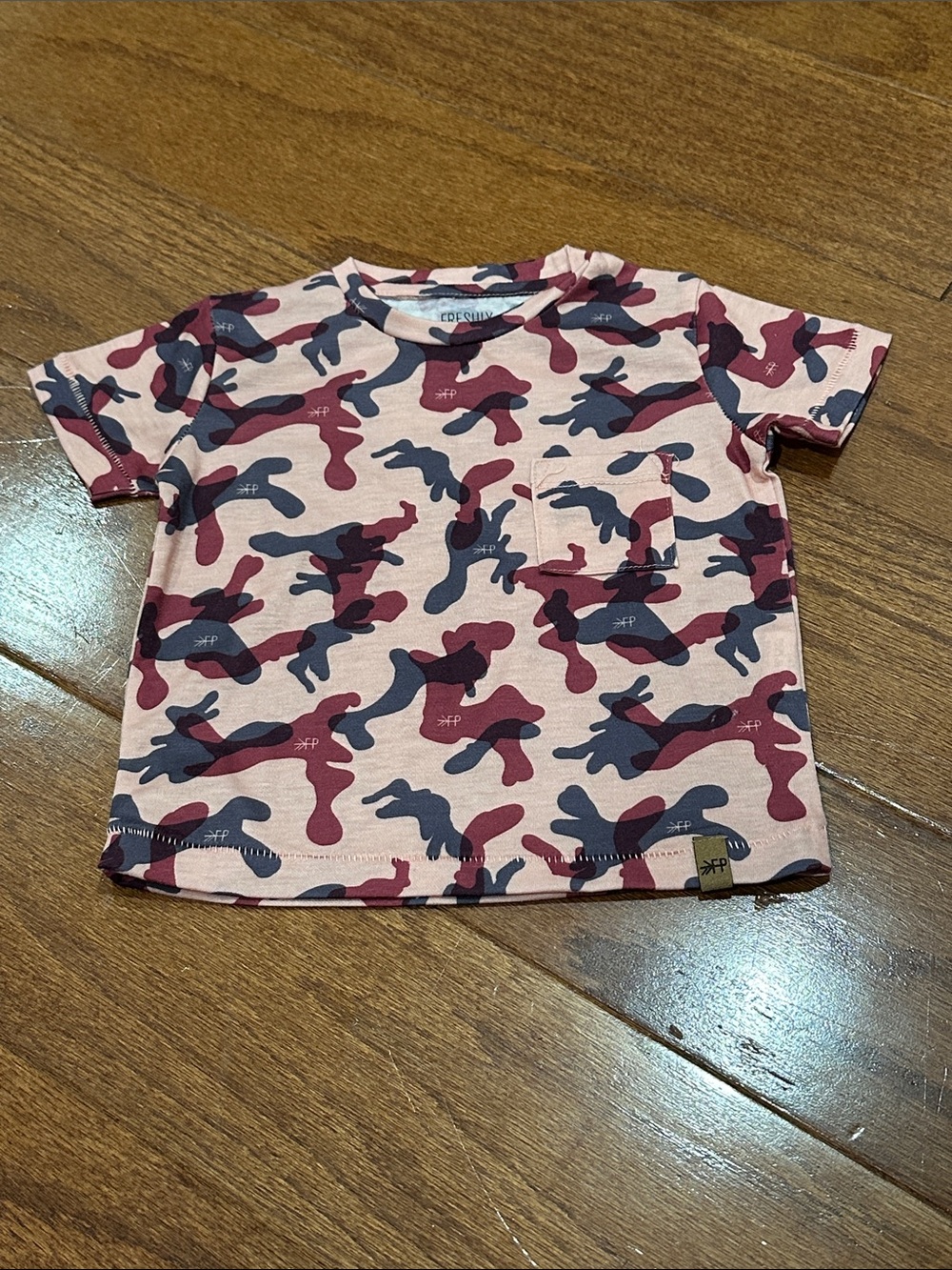 Freshly Picked pink camouflage t-shirt